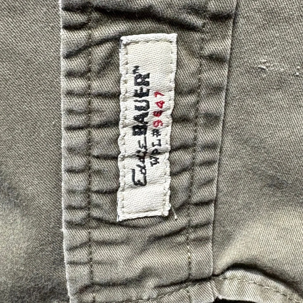 Eddie Bauer Legend Elkhorn Shirt Mens XL Olive Green Cotton Long Sleeve Workwear - Picture 4 of 9